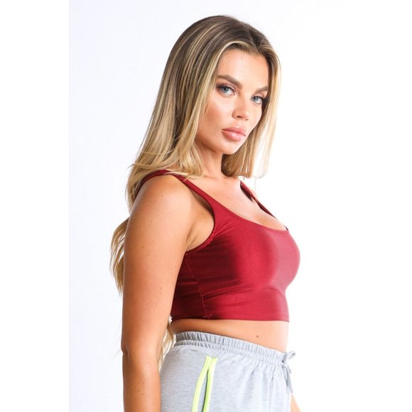 Women's Casual Sleeveless Square Neck Tank Top Gym Fitness Running Walking Work - Picture 4 of 8